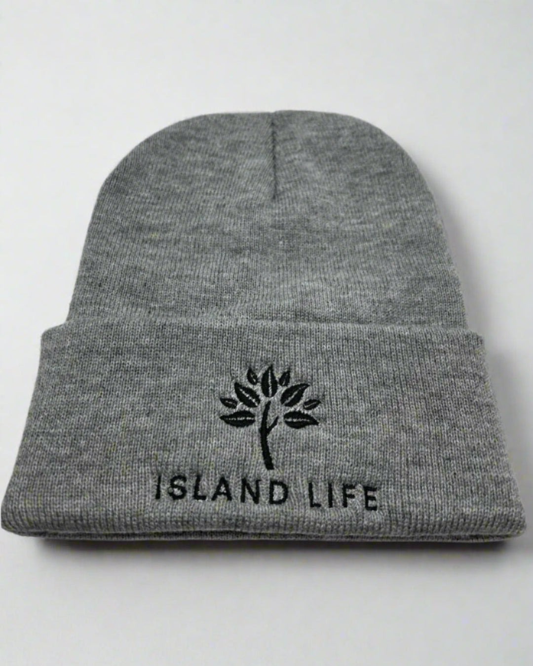 'Heather Grey' Embroidered Toque