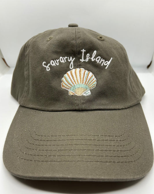 Savary Island 'Seashell' Hat - Olive