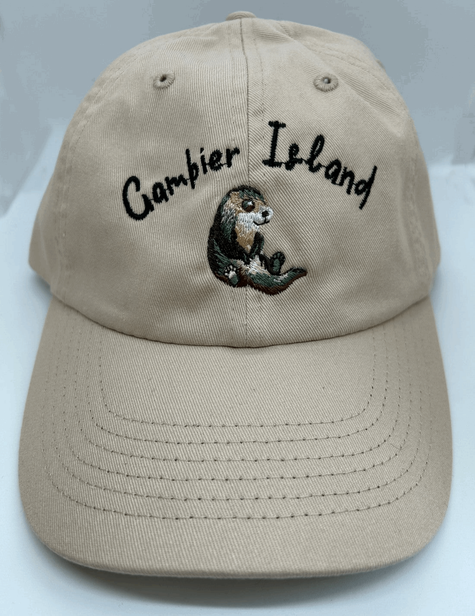 'Sea Otter' Dad Hat – 'Sea Otter' embroidered dad hat, a stylish and eco-friendly accessory inspired by the Gulf Islands.