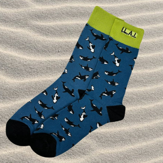 'Half Calve' Socks – Comfortable 'Half Calve' socks designed for active lifestyles, with a stylish coastal-inspired design.
