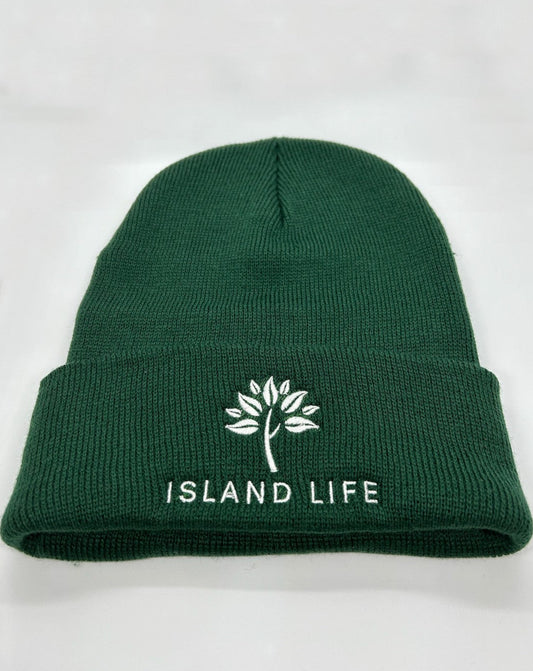 'Forest Green' Embroidered Toque