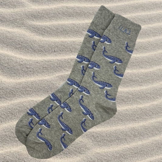 'Whale of a Time' Socks – Fun 'Whale of a Time' socks featuring playful whale design, made from sustainable materials.